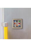 Kediler Baskılı MDF Magnet 7X7
