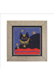 Kedi Baskılı MDF Magnet 7X7