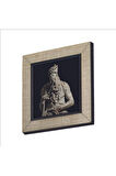Musa'nın Hükmü Heykeli (Heykeltıraş: Michelangelo) Baskılı MDF Magnet 7X7