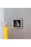 Musa'nın Hükmü Heykeli (Heykeltıraş: Michelangelo) Baskılı MDF Magnet 7X7