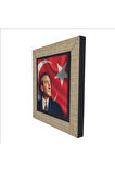 Mustafa Kemal Atatürk Baskılı MDF Magnet 7X7