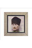 Mustafa Kemal Atatürk Baskılı MDF Magnet 7X7