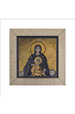Ayasofya- Hz. Meryem ve İsa Mozaiği Baskılı MDF Magnet 7X7