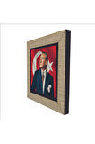 Mustafa Kemal Atatürk Baskılı MDF Magnet 7X7
