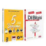 Yargı 2024 KPSS 5 Yüz Ekibi GY GK 5 Deneme ve AKM Dil Bilgisi Soru Bankası Seti 2 Kitap
