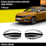 Fiat Egea SD Abs Krom Ayna Kapağı 2 Prç. 2020 Üzeri
