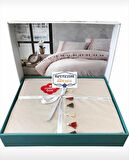 Cotton Box Candy Çift Kişilik Nevresim Takımı Merri Bej