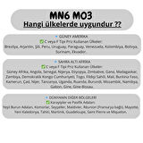MN6 M03 priz dönüştürücü/3 Adet/Amerikan Tipi Priz dönüştürücü-Dünya Ülkeler Arası Fiş Çevirici