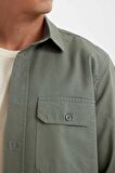 DeFacto Regular Fit Polo Yaka Basic Düz Pamuklu Uzun Kollu Gömlek D1060AX24AUKH496