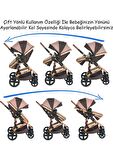 Joell KD-1712 Truva 3 Çift Yönlü Travel Sistem Bebek Arabası