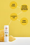 INCIA %100 Doğal Dudak Besleyici Bergamot & Limon Bitkisel Nemlendirici Dudak Bakım Kremi 6 G