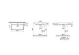 VitrA Metropole 7527B083-0973 Çanak Lavabo, 80cm, Mat Siyah