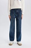 DeFacto Erkek Çocuk Wide Leg Düz Paça Jean Pantolon D6817A825SPNM34