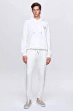 Twn Relaxed Fit Ekru Baskılı Sweatshirt 3ECE24ORT0240