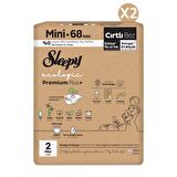 Sleepy Ecologic Premium Plus Süper Paket Bebek Bezi 2 Numara Mini 136 Adet