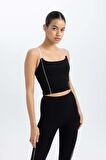 DeFactoFit Kare Yaka Askılı Sporcu Atlet C0558AX24SMBK81