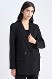 Oversize Geniş Kalıp Ceket Yaka Blazer Ceket