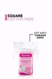 Flormar Makyaj Temizleyici Yüz Pedi - Square Cotton Pads For Facial 50 Adet 8690604175048