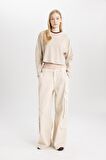 DeFacto Coool Loose Fit Bisiklet Yaka Basic Düz Uzun Kollu Tişört C4401AX24SPBG106
