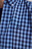 D'S Damat Slim Fit Mavi Kareli Ekoseli Gömlek 7HC02ORT09265