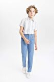 DeFacto Erkek Çocuk Standart Paça Gabardin Pantolon B7421A824SPBE534