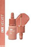 Yüksek Pigmentli, Kadife Görünümlü, Gün Boyu Kalıcı Tint Peripera Ink Velvet (24 Milky Nude)