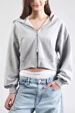 Calvin Klein Kadın Sweatshirt-LV047C216GGREY