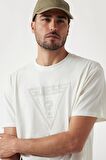 Erkek Azha Cn Over T-Shirt - Beyaz | S