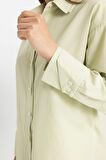 DeFacto Relax Fit Poplin Uzun Kollu Gömlek Tunik C9430AX24SMGN718