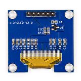 1.3 inç 6 Pinli SPI İletişimli OLED LCD Modülü