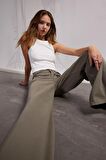 DeFacto Coool Wide Leg Gabardin Pantolon Yüksek Bel Geniş Bol Paça E1794AX25SPKH344