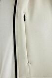 DeFactoFit Slim Fit Dar Kesim Kapüşonlu Skuba Dalgıç Kumaş Fermuarlı Sporcu Sweatshirt A6956AX24AUBG721