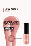 Flormar Uzun Süre Kalıcı Jel Tint (BEJ/KAHVE) - Lip & Cheek Tint - 004 Princess - 8682536066914