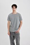DeFacto Regular Fit Bisiklet Yaka Kısa Kollu Tişört B3491AX24SPGR367