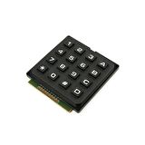 4x4 Telefon Stili Matrix Keypad Siyah Tuş Takımı
