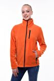 Genius Kadın Polar Tam Fermuarlı Outdoor 3 Cepli Spor Polar Ceket