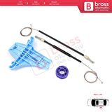 VW Polo Vento MK5 6R 6C 61 2009-2022 4/5 Kapı 6R4839461 İçin Elektrikli Arka Sol Cam Kriko Tamir Se