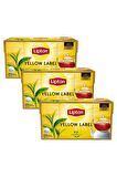 Lipton Yellow Label Demlik Poşet Siyah Çay 3x100'lü 