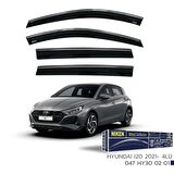 Hyundai i20 Niken Kromlu Cam Rüzgarlığı 4lü Set 2021 ve Üstü