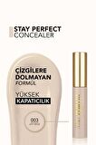 Flormar Doğal Bitişli Kapatıcı (SOĞUK ALT TON) - Stay Perfect Concealer - 003 Soft Beige - 8682536085489