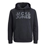 Jack & Jones Corp Logo Erkek Siyah Sweatshirt (12152840-B)