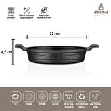 Amboss Astral 2 Parça Döküm Sahan Seti (18 / 22 cm)