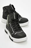 mnpc Erkek Çocuk Siyah Anatomik Sneaker Bot