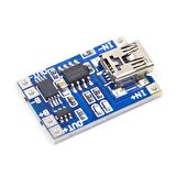 TP4056 Akım Korumalı 1A Lipo Batarya Şarj Modülü (Mini USB)