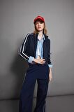 DeFacto Coool Fitted Dik Yaka Basic Düz Cepli Fermuarlı Sweatshirt D4751AX24AUNV241
