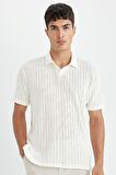 DeFacto Regular Fit Kısa Kollu Triko Polo Tişört D4810AX24SMWT16