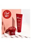 Missha Red Clay Yağlı Cilt için Temizleyici Yüz Temizleme Köpüğü 120 ml & Kil Maskesi 