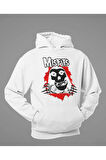 Misfits Baskılı Unisex Oversize Rock Metal Hoodie
