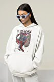 Tasarım Spider-Punk Baskılı Unisex Oversize Örümcek Adam Hoodie