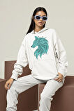 Kurt Desenli Unisex Oversize Hoodie